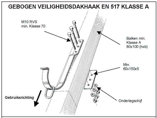ladderhaak - afbeelding Gevaco.nl