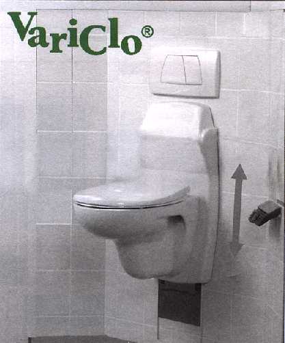 in hoogte verstelbaar toilet